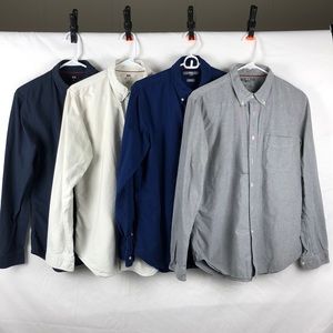 Uniqlo Slim OCBD Lot (4 Shirts)